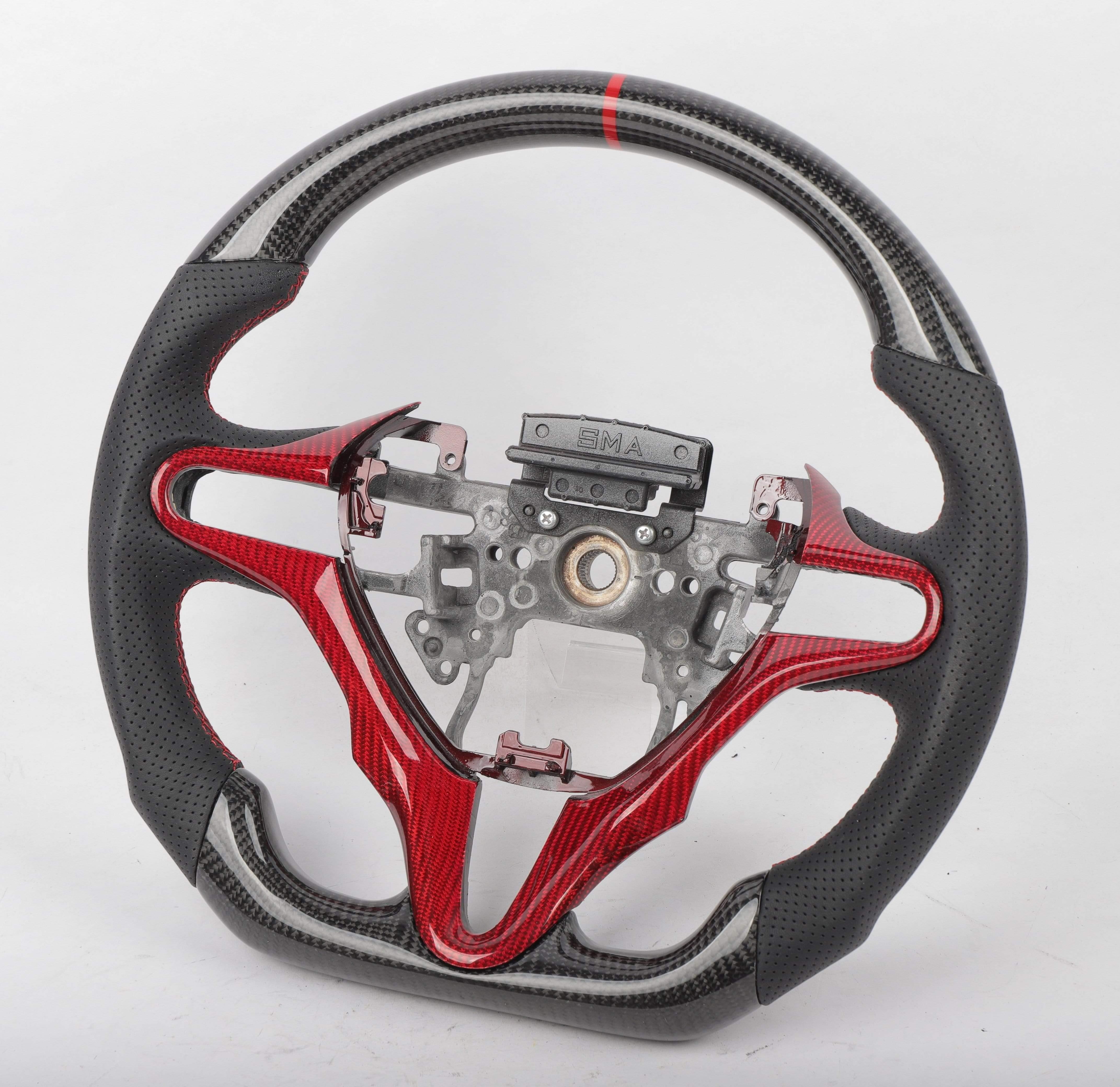 2006-2011 Honda Civic 8th Gen Custom Carbon Fiber Steering Wheel, reference RCC-HONDA-07