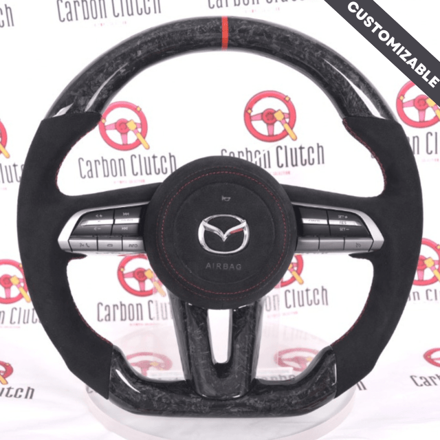 2019-2023 Mazda 3 Custom Carbon Fiber Steering Wheel, reference RCC-MAZDA-01