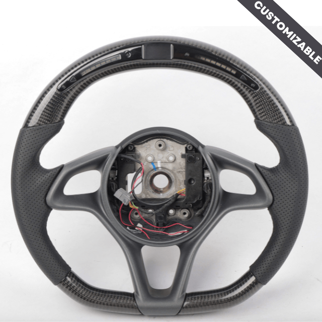 2011-2022 McLaren 570S / 650S / MP4-12C Custom Carbon Fiber Steering Wheel, reference RCC-MCLAREN-02