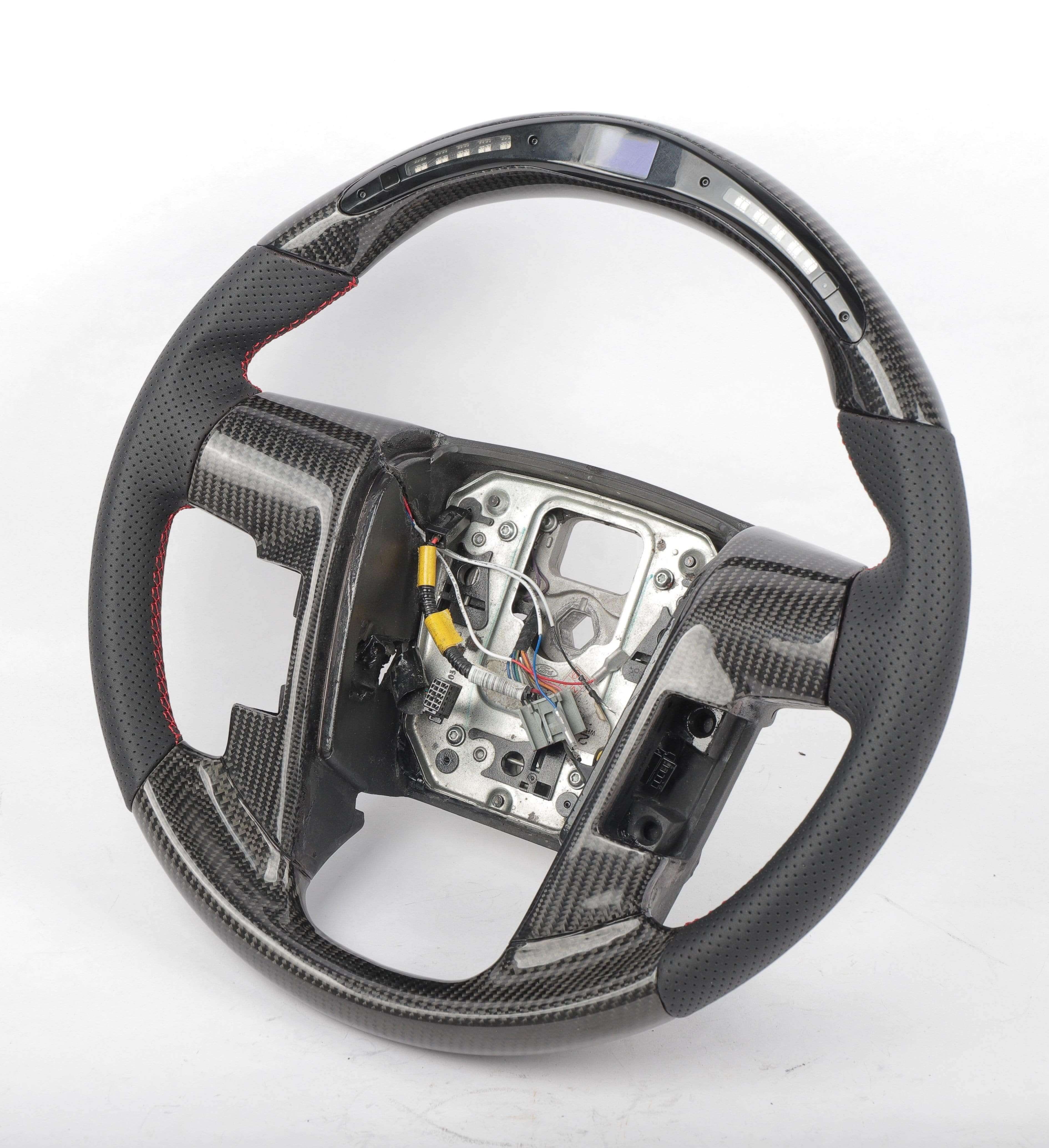 2009-2014 Ford F-150/Raptor Custom Carbon Fiber Steering Wheel, reference RCC-FORD-10