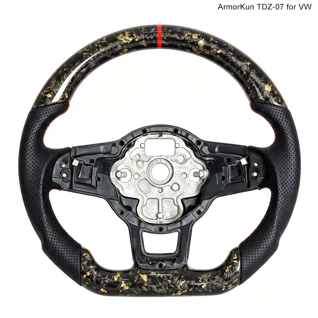 Wholesale Carbon Fiber Steering Wheels for VW Golf Mk7 15-19, reference AK-WEB-3518