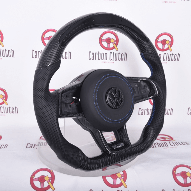 Volkswagen Carbon Fiber Steering Wheel - Fits 2008+ Models with Selected Upgrade Packages, reference RCC-VOLKSWAGEN-01