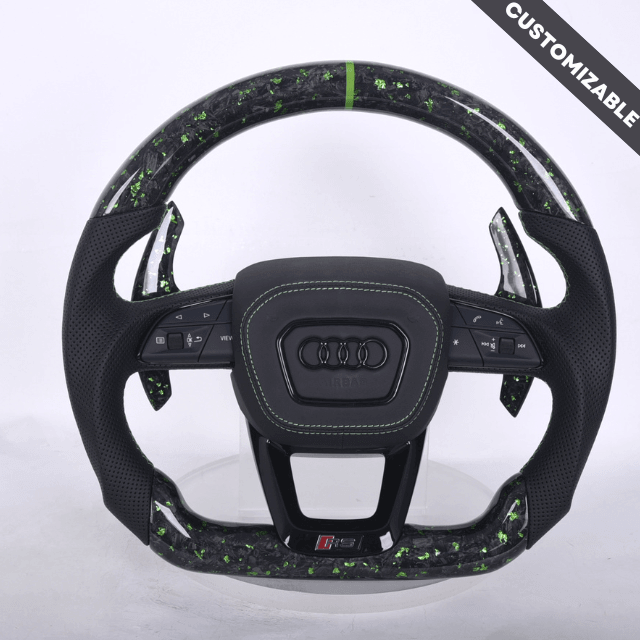 2018+ Audi S, RS, Q5, Q6, Q7, Q8 Custom Carbon Fiber Steering Wheel, reference RCC-AUDI-06