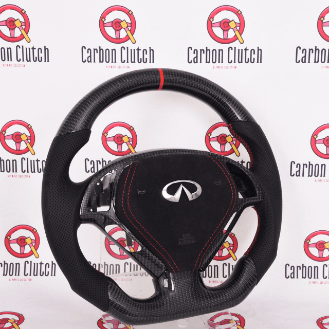 2008+ Infiniti G25, G35, G37, & QX50 Custom Carbon Fiber Steering Wheel, reference RCC-INFINITI-03
