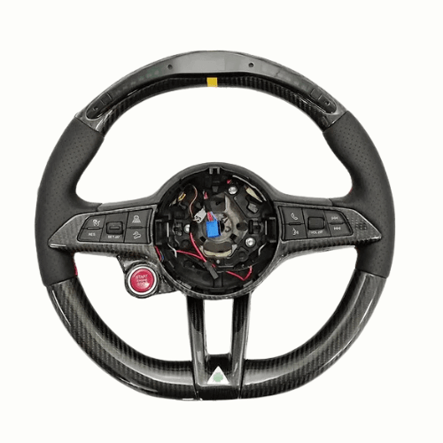 2017-2021 Alfa Romeo Stelvio & Giulia Custom Carbon Fiber Steering Wheel, reference RCC-ALFA-ROMEO-03