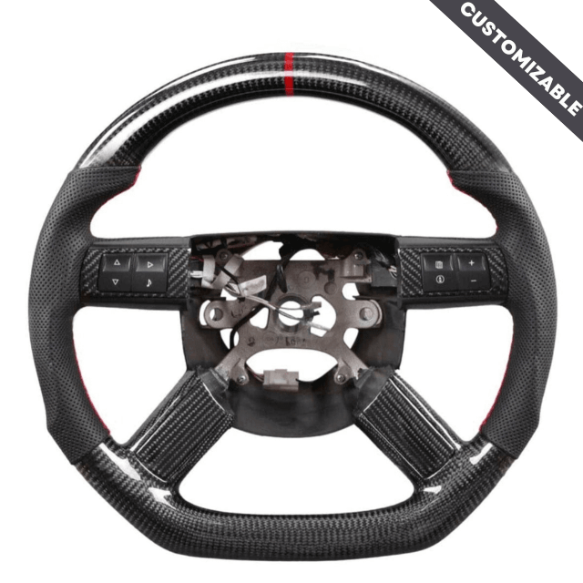 2006-2010 Dodge Challenger Custom Carbon Fiber Steering Wheel, reference RCC-DODGE-04