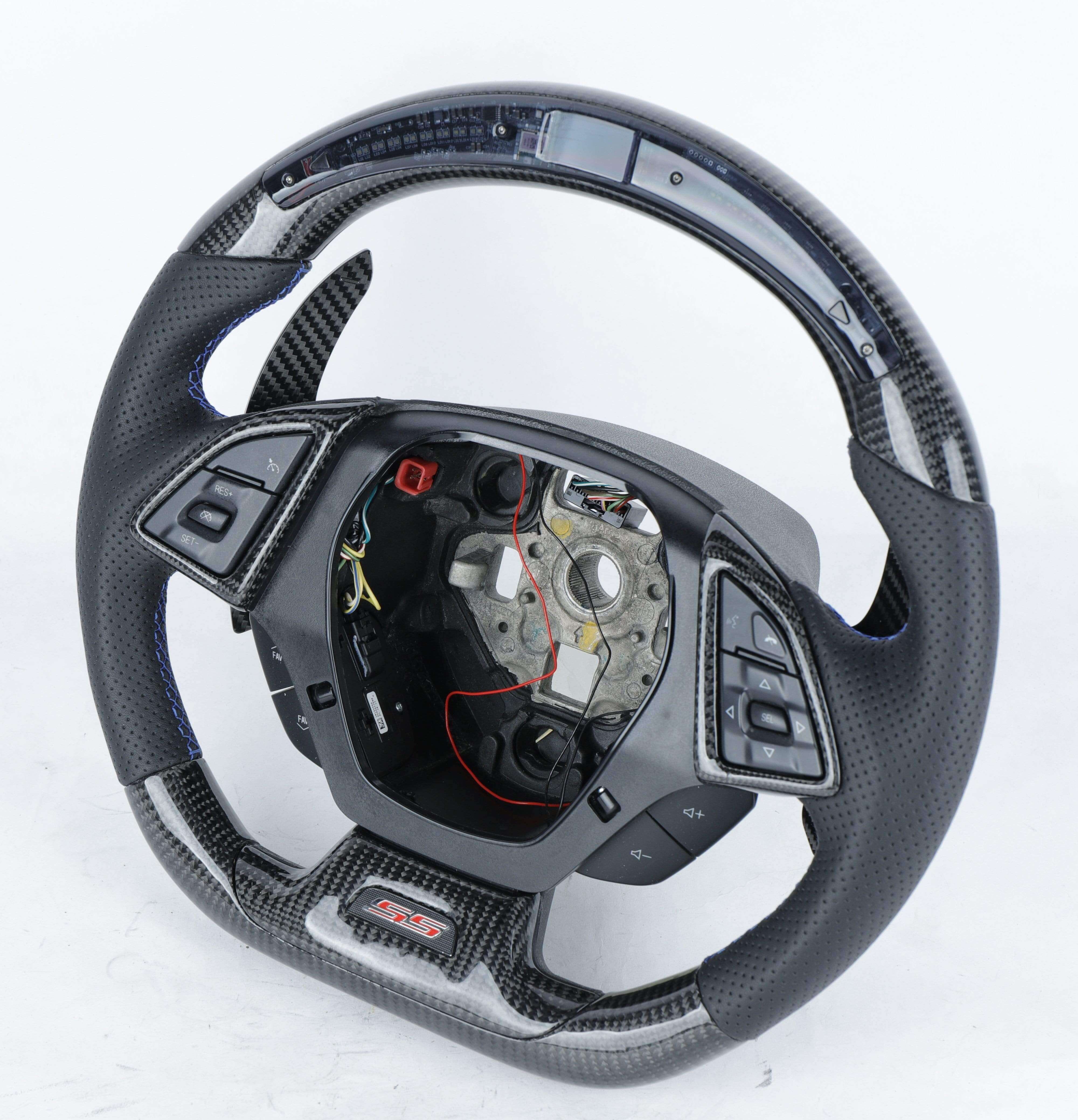 Camaro (2016-2024) Custom Carbon Fiber Steering Wheel, reference RCC-CHEVROLET-06