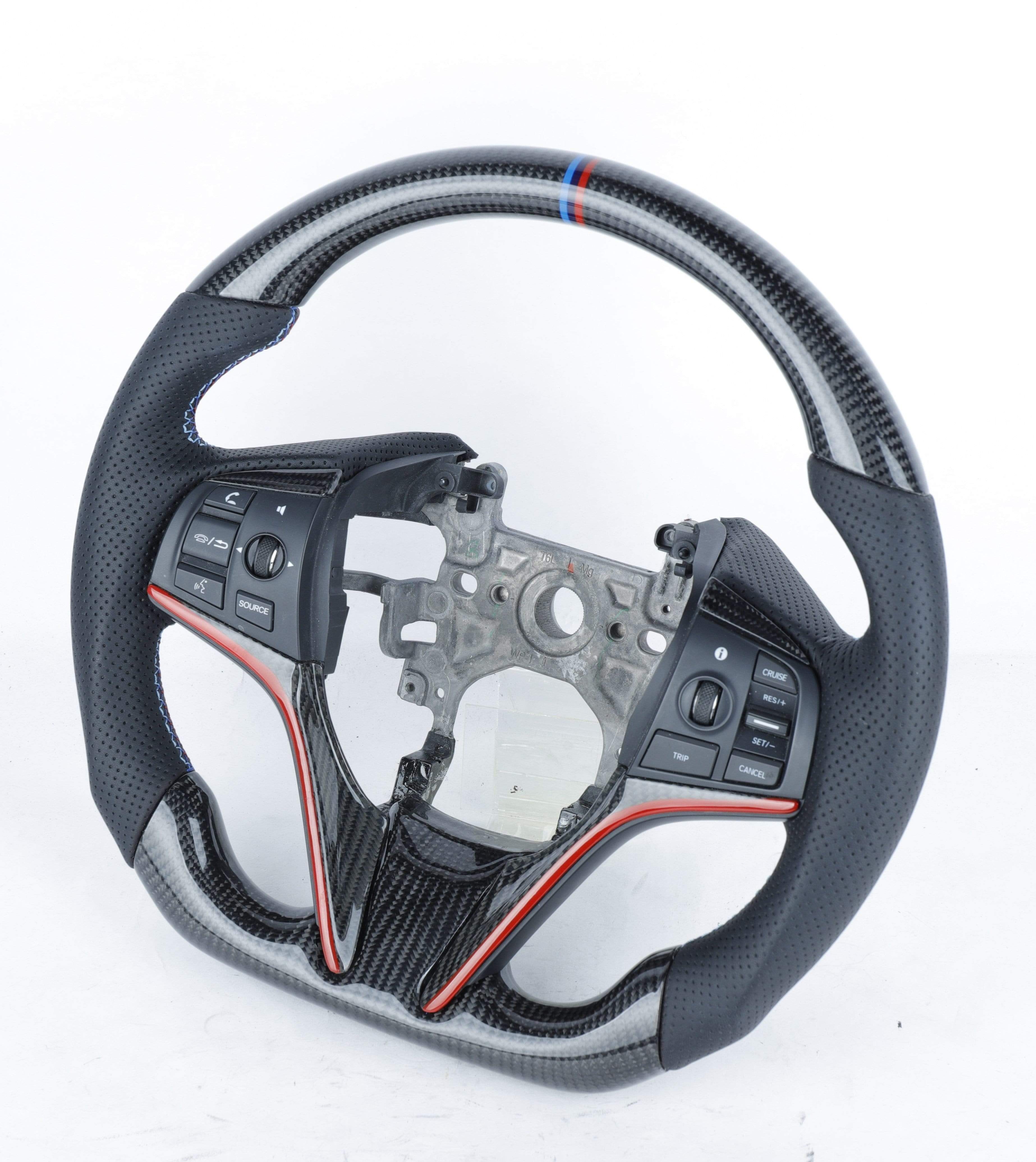 Honda Fit Jazz HR-V Vezel Custom Carbon Fiber Steering Wheel 2015-2022, reference RCC-HONDA-08