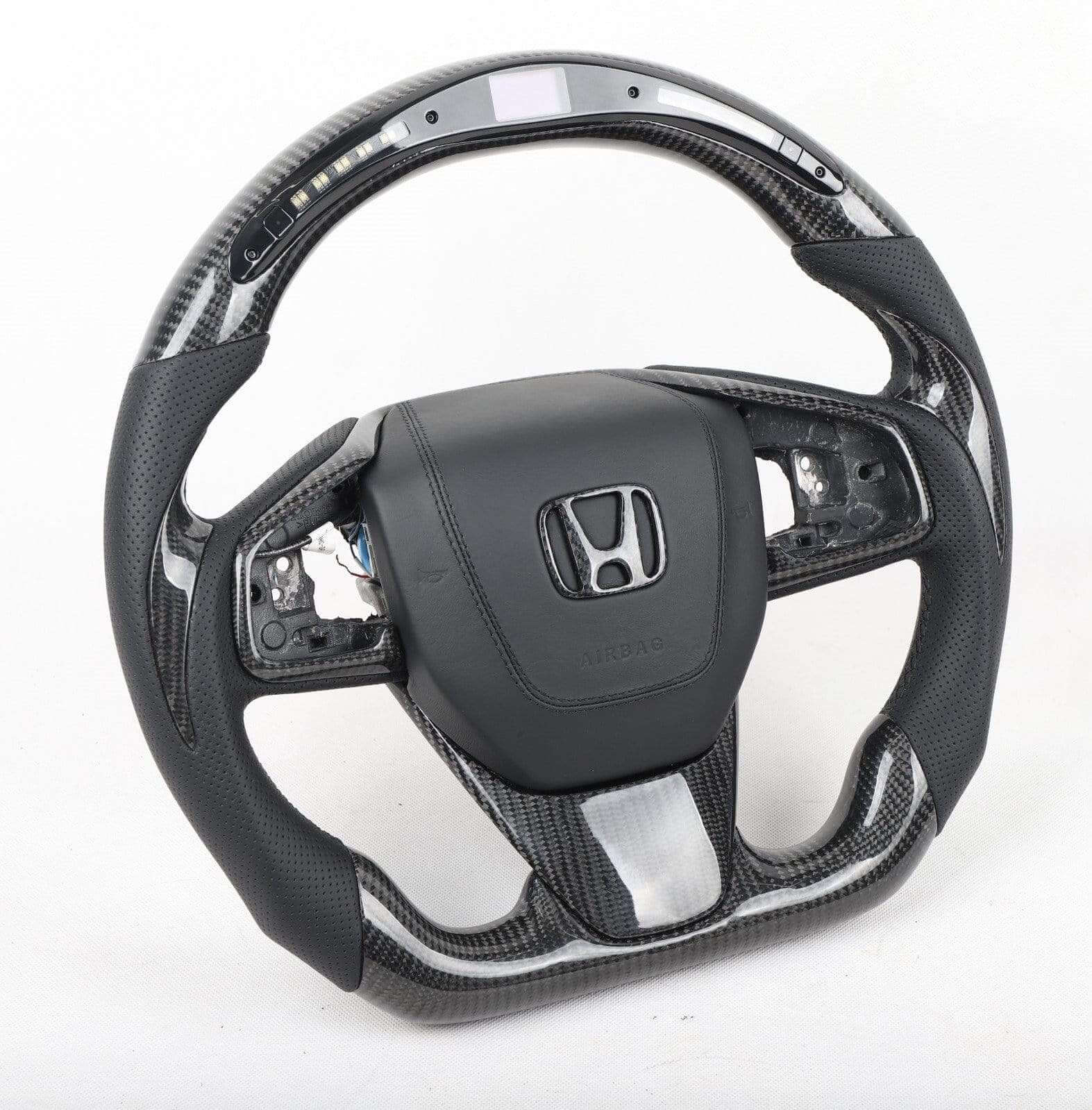 2016-2021 Honda Civic 10th Gen Custom Carbon Fiber Steering Wheel, reference RCC-HONDA-02