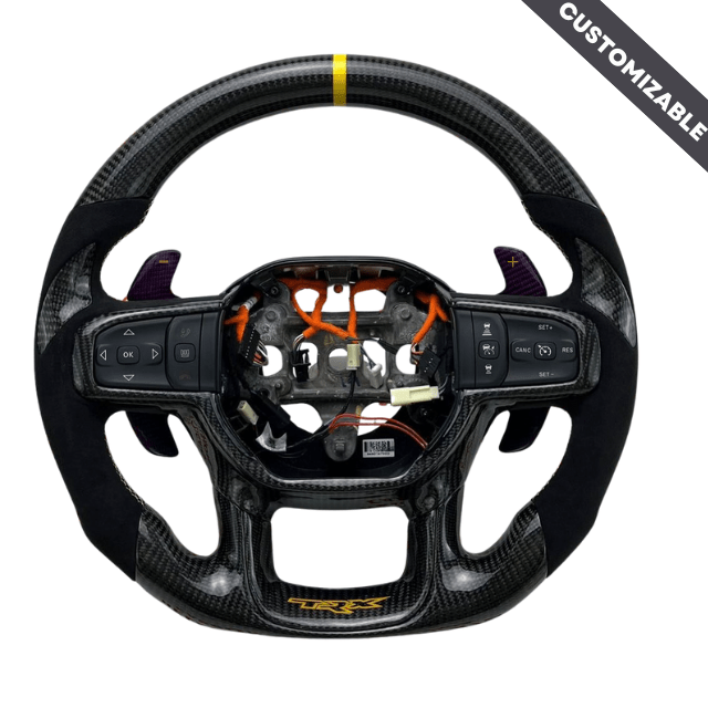 2021-2024 Dodge Ram TRX Carbon Fiber Steering Wheel, Custom Built, reference RCC-DODGE-08