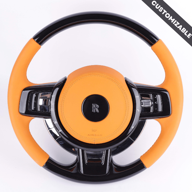 Rolls-Royce Dawn / Wraith / Ghost / Cullinan Custom Carbon Fiber Steering Wheel, reference RCC-ROLLS-ROYCE-02