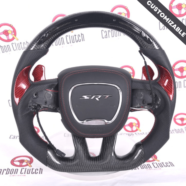 2015-2024 Dodge Charger/Challenger Custom Carbon Steering Wheel, reference RCC-DODGE-02