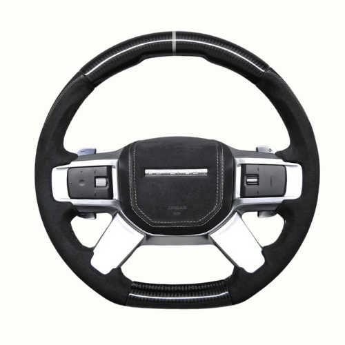 Land Rover L663 Defender 90/110/130 & L462 Discovery Carbon Fiber Steering Wheel, reference RCC-LAND-ROVER-01