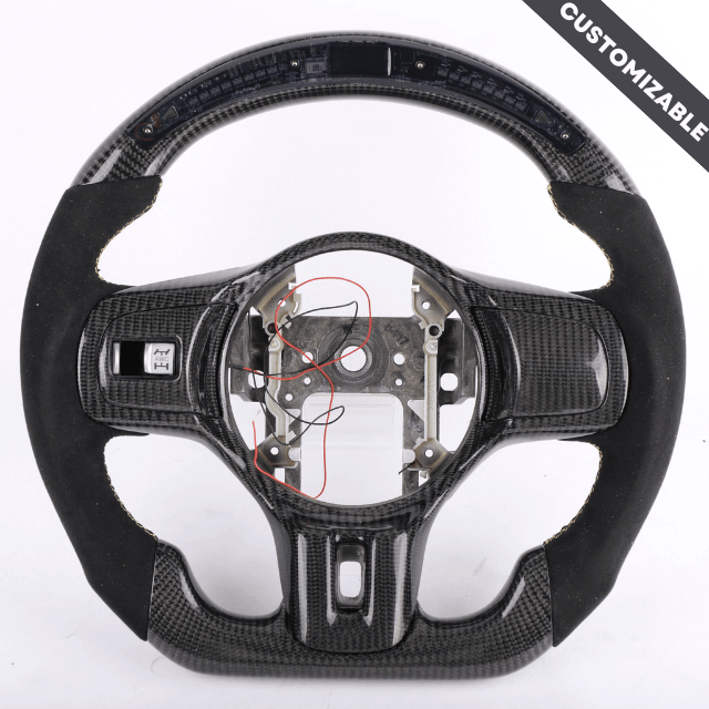 2007-2016 Mitsubishi Evo X Custom Carbon Fiber Steering Wheel, reference RCC-MITSUBISHI-03