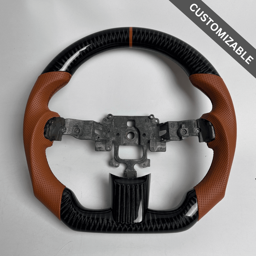 2003-2015 Mazda RX-8, Mazda 3, and MX-5 Miata Custom Carbon Fiber Steering Wheel, reference RCC-MAZDA-04