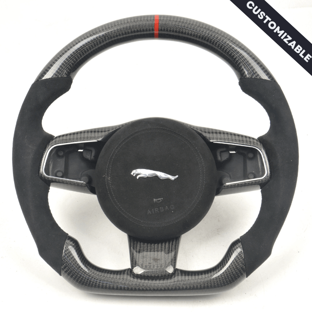 2011-2024 Jaguar F-Type Custom Carbon Fiber Steering Wheel, reference RCC-JAGUAR-01