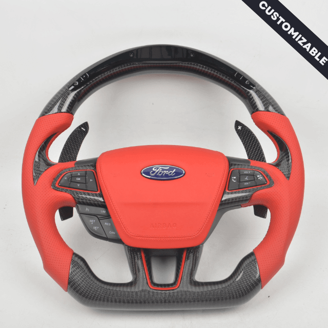 2015+ Ford Focus RS/ST/SE & Escape Custom Carbon Fiber Steering Wheel, reference RCC-FORD-09