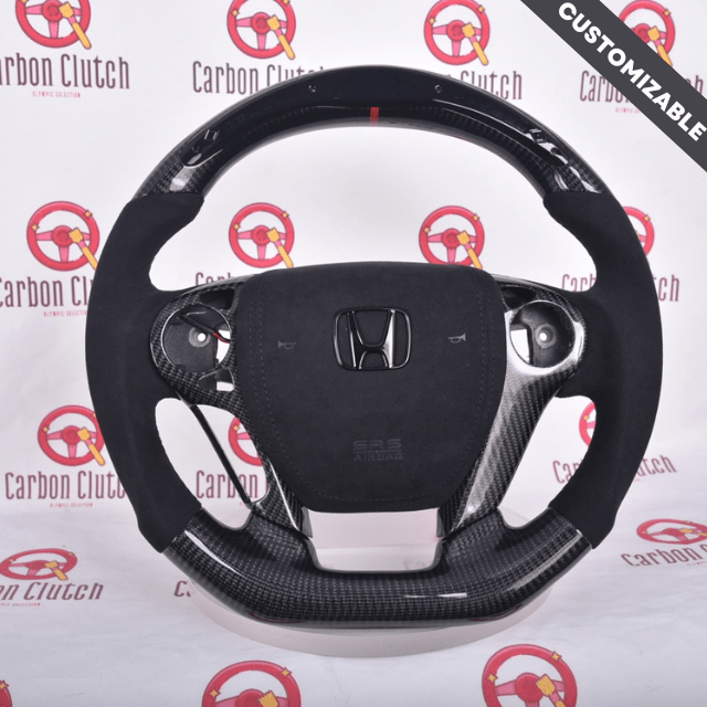 Honda Accord 9TH Generation Custom Carbon Fiber Steering Wheel, reference RCC-HONDA-04