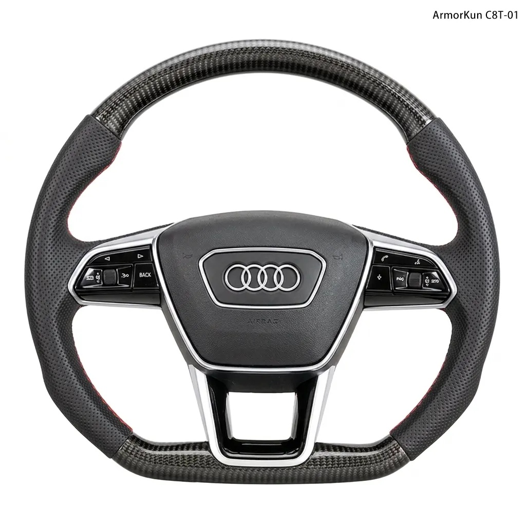 Audi A3 Steering Wheel & Audi Flat Bottom Steering Wheel for A4, A5, TT & R8, reference AK-WEB-3218
