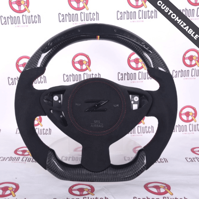 2009-2021 Nissan 370Z Custom Carbon Fiber Steering Wheel, reference RCC-NISSAN-01