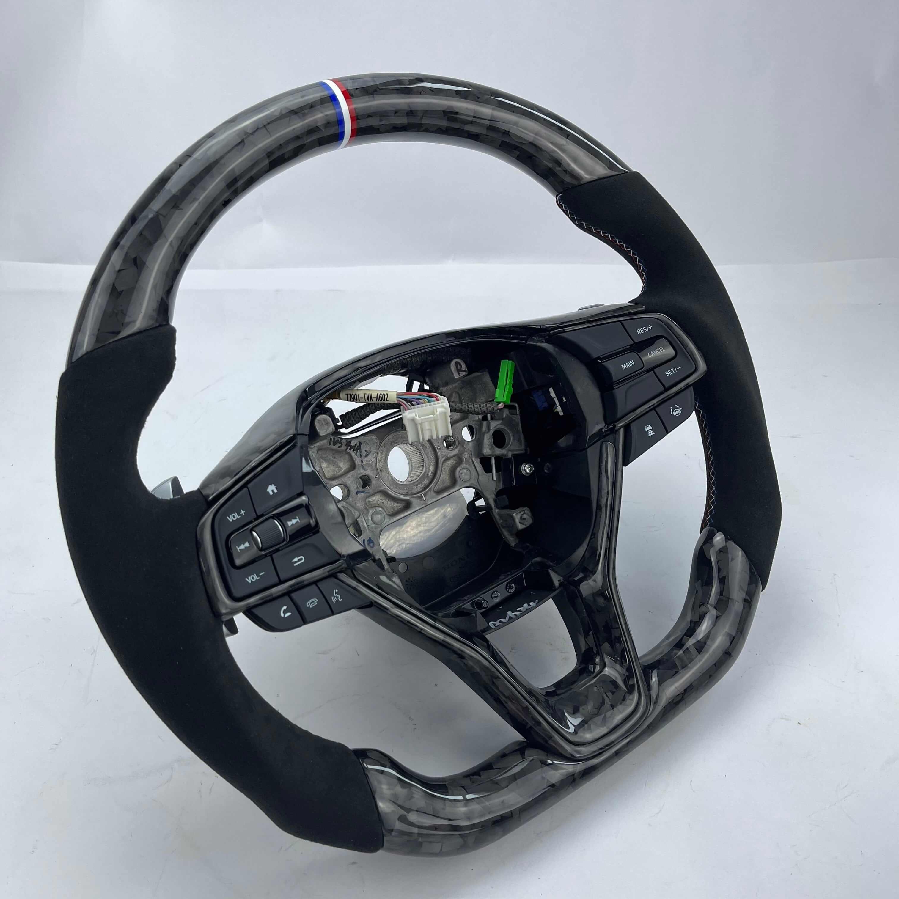 Honda Civic 11th Gen Custom Carbon Fiber Steering Wheel, reference RCC-HONDA-06