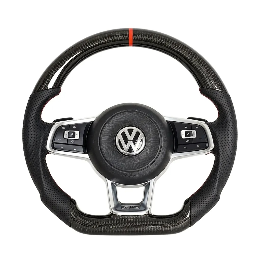 Volkswagen Golf MK7 Steering Wheel | Carbon Fiber GTI Steering Wheel (2013–2019), reference AK-WEB-2689
