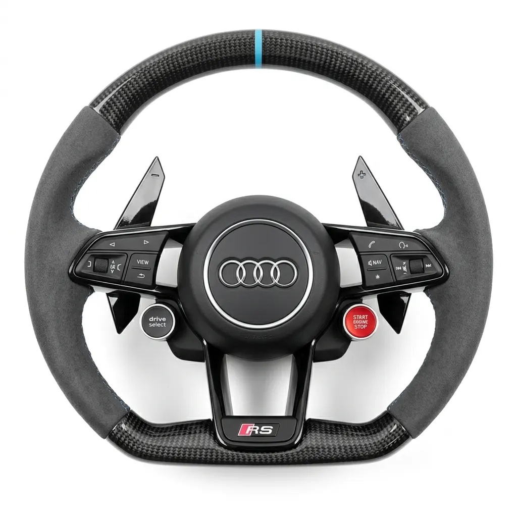 High Performance Steering Wheels for Cars – Audi Carbon Fiber, reference AK-WEB-2145
