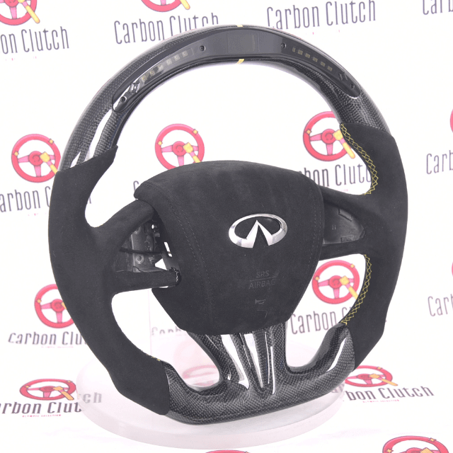 2014-2017 Infiniti Q50 Custom Carbon Fiber Steering Wheel, reference RCC-INFINITI-02