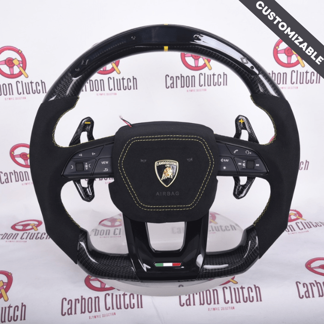 2018+ Lamborghini Urus Custom Carbon Fiber Steering Wheel, reference RCC-LAMBORGHINI-01