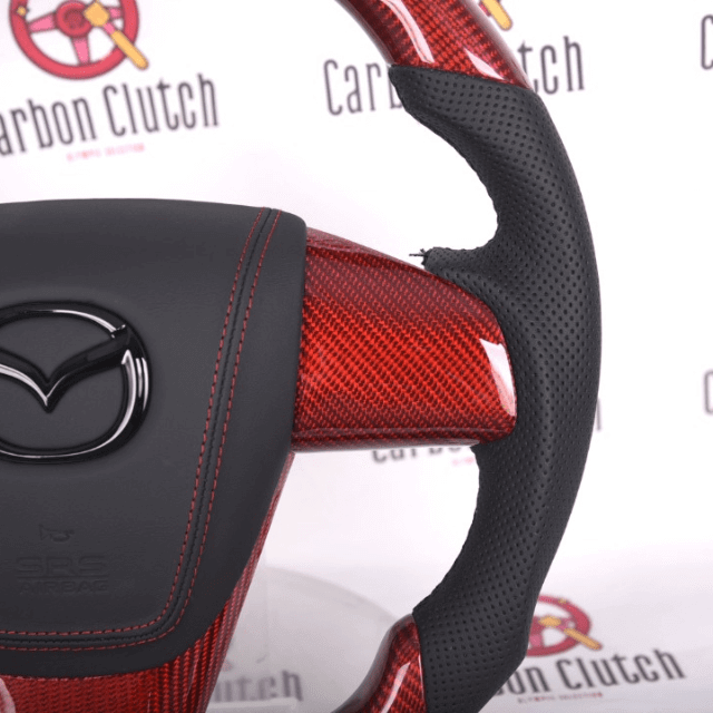 2010-2013 Mazda 3 Custom Carbon Fiber Steering Wheel, reference RCC-MAZDA-06