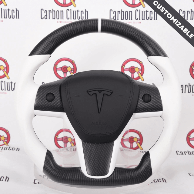 2017-2023 Tesla Model 3/Y Custom Carbon Fiber Steering Wheel, reference RCC-TESLA-01