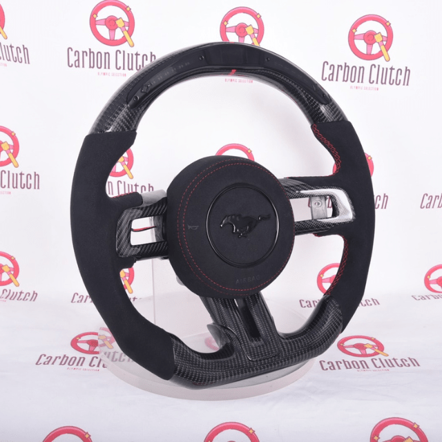 2015-2023 Ford Mustang/Shelby Custom Carbon Fiber Steering Wheel, reference RCC-FORD-01